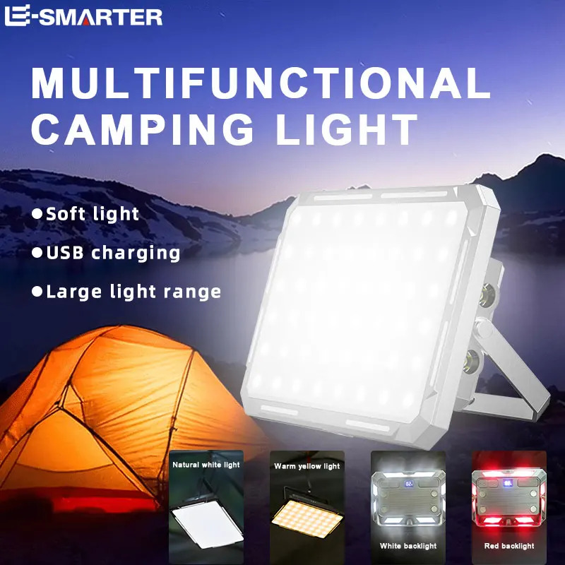 Outdoor Camping Lampe - LED キャンプテントライト充電式サーチライトハイパワー屋外緊急照明防水ポータブル吊り下げナイトランプ