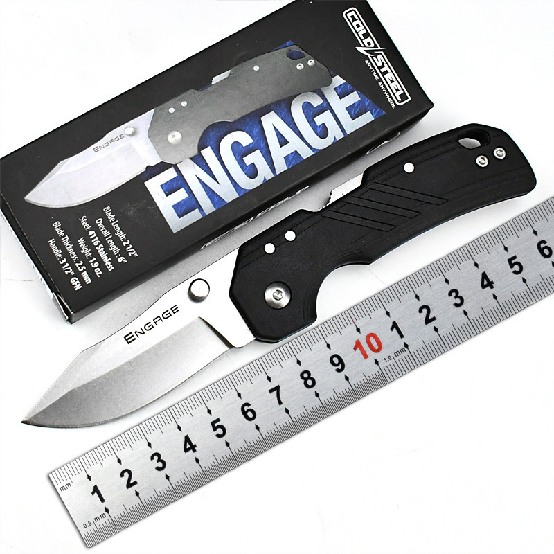 Outdoor Camping Kitchen - 高硬度3R13ステンレス鋼折りたたみ式ブレードナイフABSハンドル木工キャンプアウトドアジャングルキッチンフルーツEDCナイフ