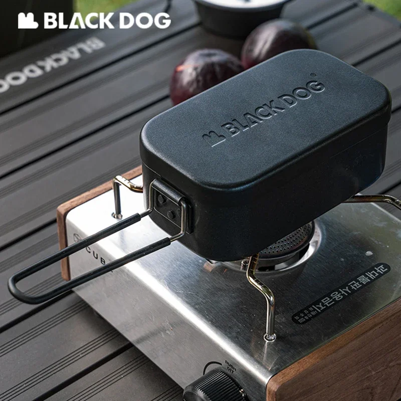 Outdoor Camping Meals - Naturehike BLACKDOG スチール食器 キャンプ ピクニック 食事用食品容器