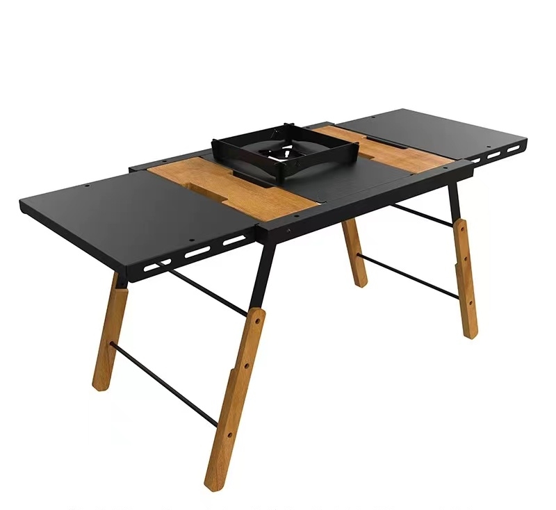 Outdoor Camping Warehouse - SM-IGTN モダンデザイン アルミ製 ポータブル キャンプキッチンテーブル 多機能