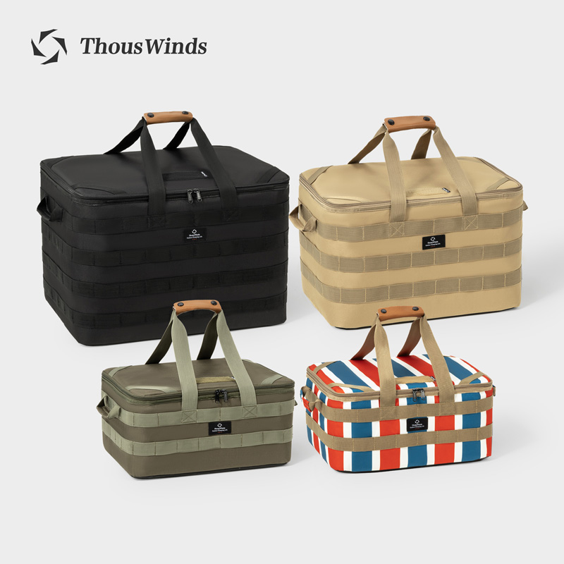Outdoor Camping Meals - Thouswindsアウトドアキャンプ収納バッグミールバッグ大型収納ランプ調理器具食器バッグピクニック旅行キャンプバッグ用品