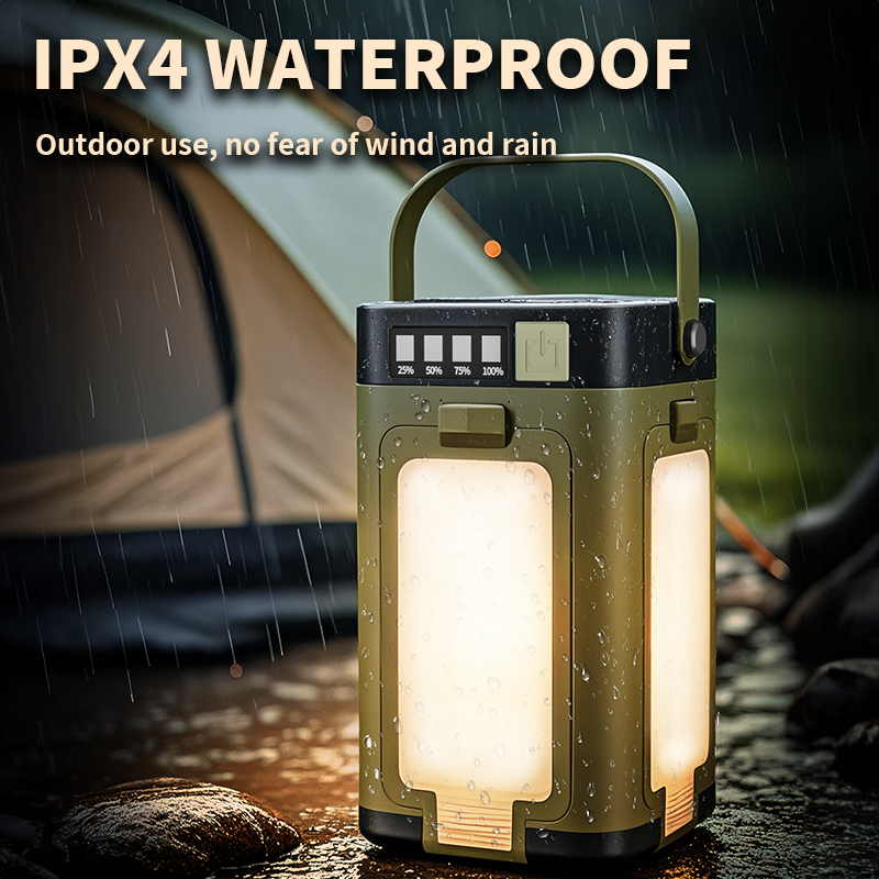 ソーラー充電式折りたたみ式2000mAhパワーバンク付き屋外 - Outdoor Camping Lampe のレビューと価格