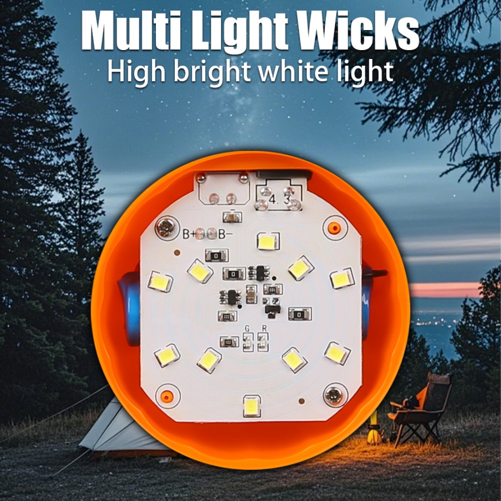ポータブルミニキャンプランプ 4つの照明モード フック付き  - Outdoor Camping Lampe のレビューと価格