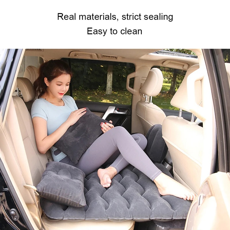 ユニバーサルカーバックシートインフレータブルトラベルエアマッ - Camp Pillow Compressible のレビューと価格