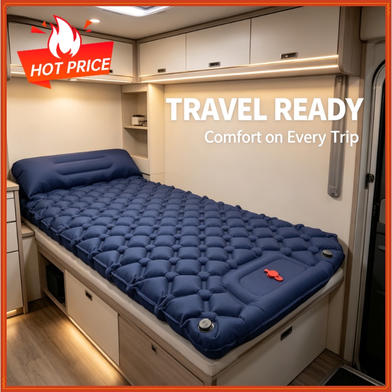 アウトドアキャンプ用スリーピングパッド 折りたたみ式スリープ - Camp Pillow Compressible のレビューと価格