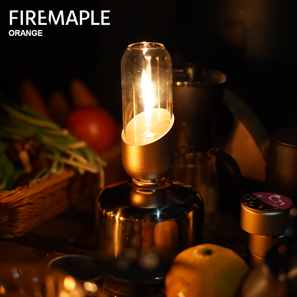 Fire mapleオレンジガスランタン、キャンプ、ハイキン - Outdoor Camping Outlet のレビューと価格