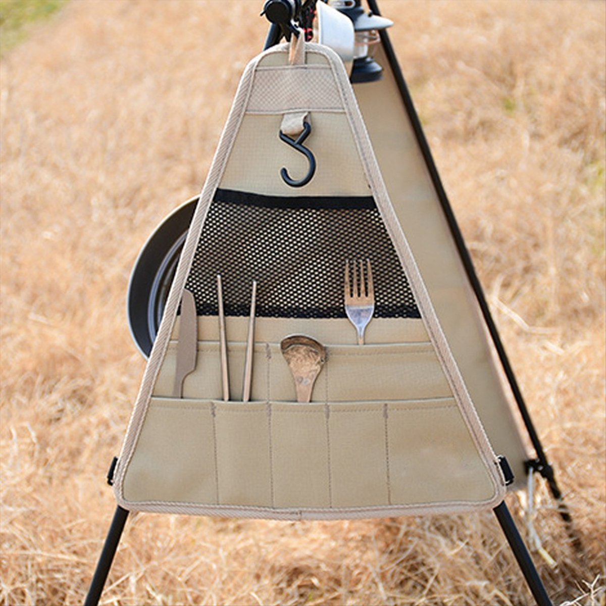 ポータブルキャンプ用キッチン用品オーガナイザーバッグ、アウト - Outdoor Camping Kitchen のレビューと価格