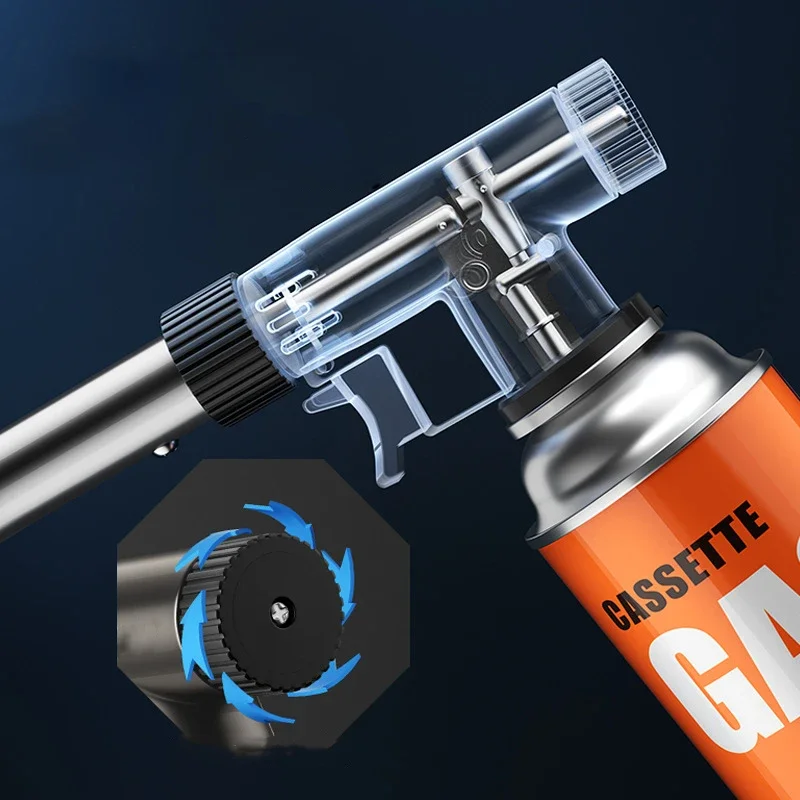 金属ガスバーナートーチ火炎銃ブタンバーナー屋外キャンプバーベ - Fire Starter Flint のレビューと価格