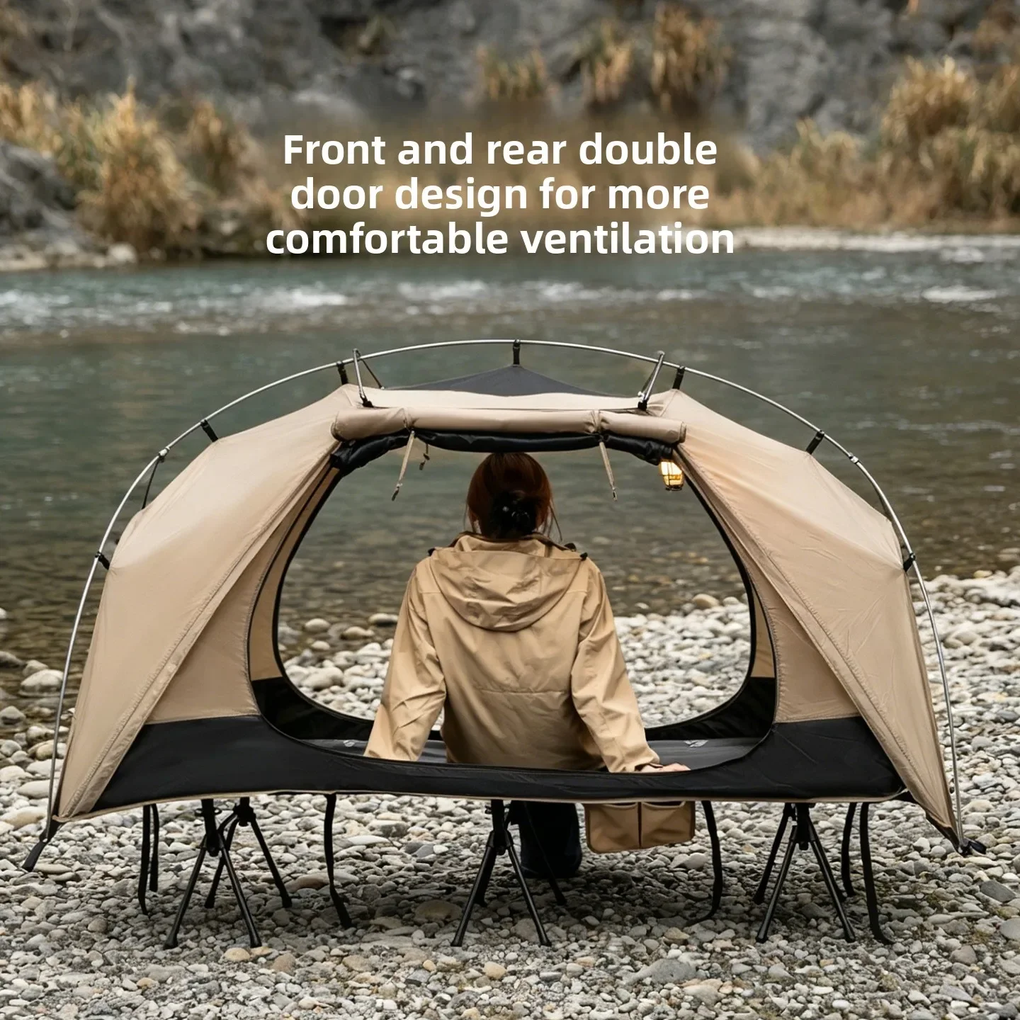 MOUNTAINHIKER アウトドアキャンプベッドテント家 - Outdoor Camping Canopy のレビューと価格