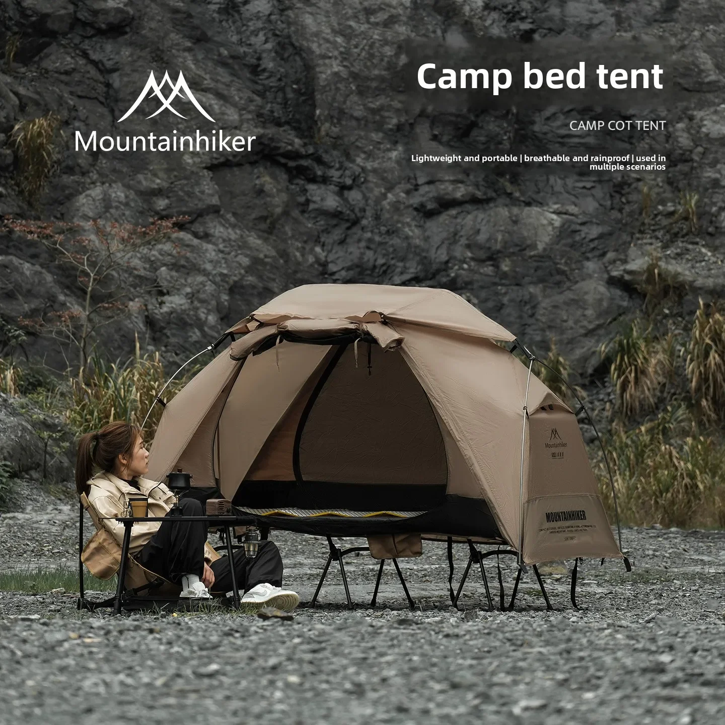 MOUNTAINHIKER アウトドアキャンプベッドテント家 - Outdoor Camping Canopy のレビューと価格