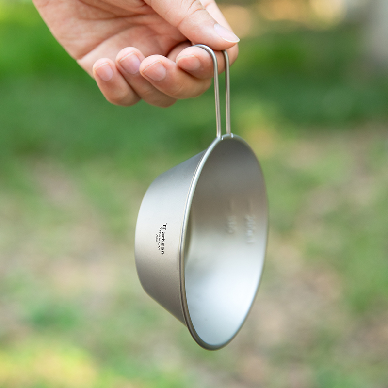 Tiartisan 260ml チタン製超軽量シエラカップ  - Outdoor Camping Meals のレビューと価格