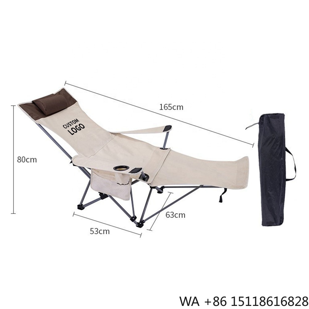 ポータブル折りたたみリクライニングチェア 軽量調節可能チェア - Outdoor Camping Recliner のレビューと価格