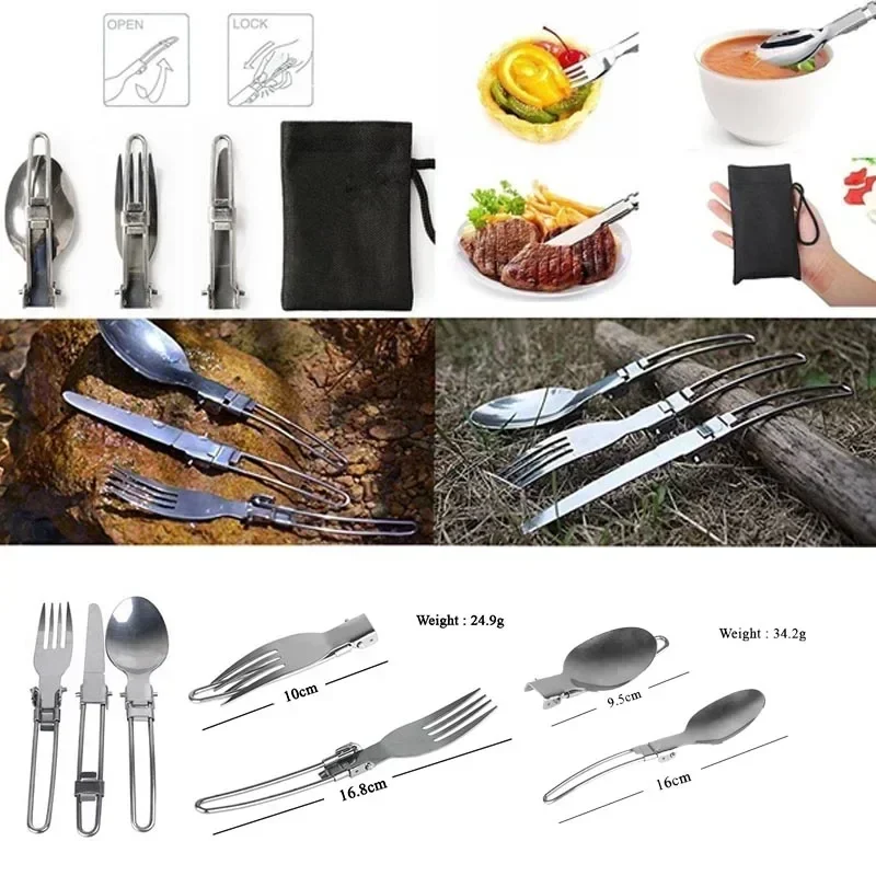 新しいキャンプポットポータブル屋外セットハイキングピクニック - Outdoor Camping Kitchen Set のレビューと価格