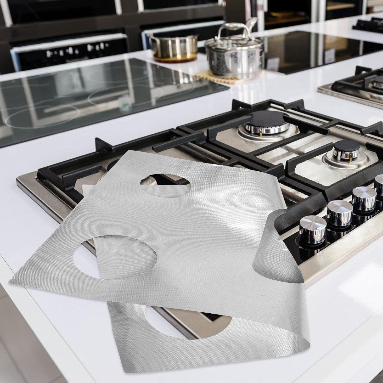 耐熱性ガスコンロバーナーカバーマット、ノンスティックストーブ - Outdoor Camping Kitchen のレビューと価格