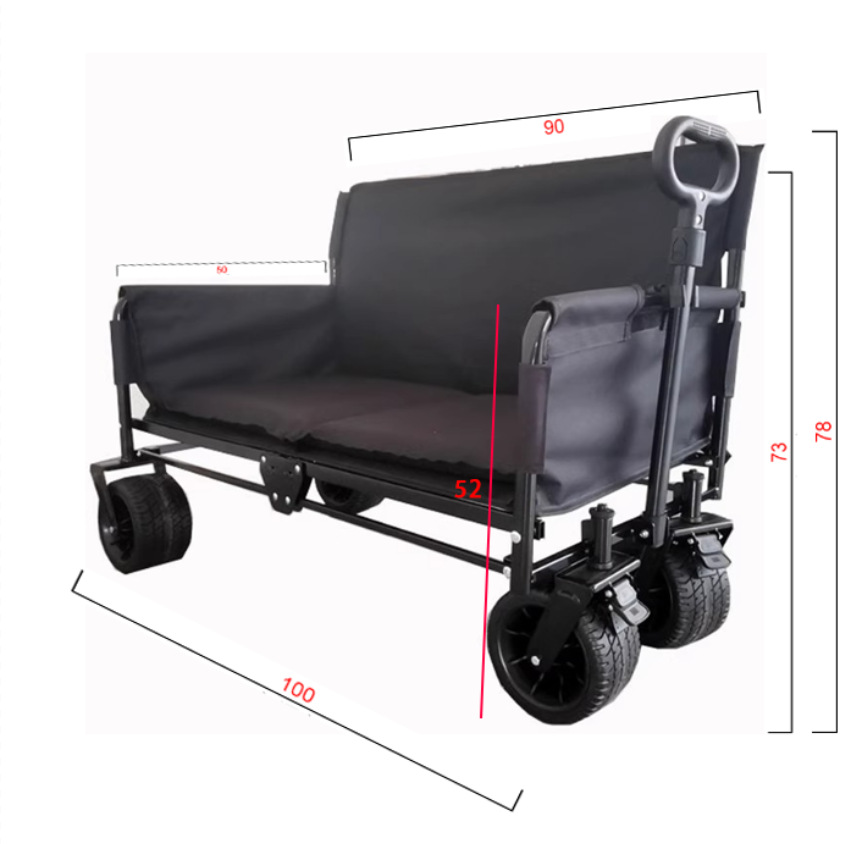 JXFT多機能四輪メタル屋外折りたたみワゴンリクライニングソ - Outdoor Camping Recliner のレビューと価格