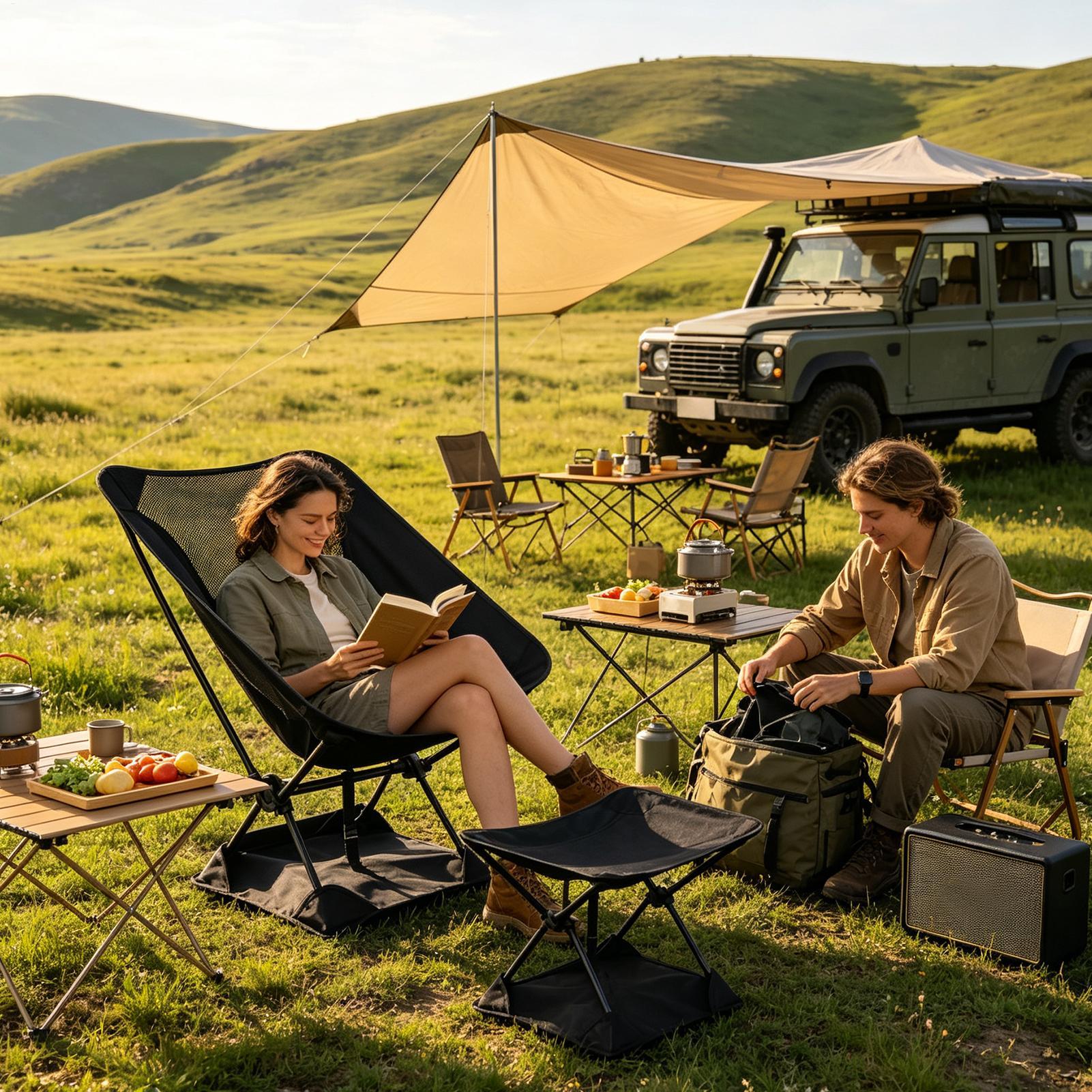 オックスフォード布製耐水キャンプチェア用グランドシート 軽量 - Outdoor Camping Outlet のレビューと価格