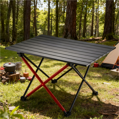 新発売 超ワイドトップ 大型表面 ポータブル折りたたみテーブ - Outdoor Camping Meals のレビューと価格