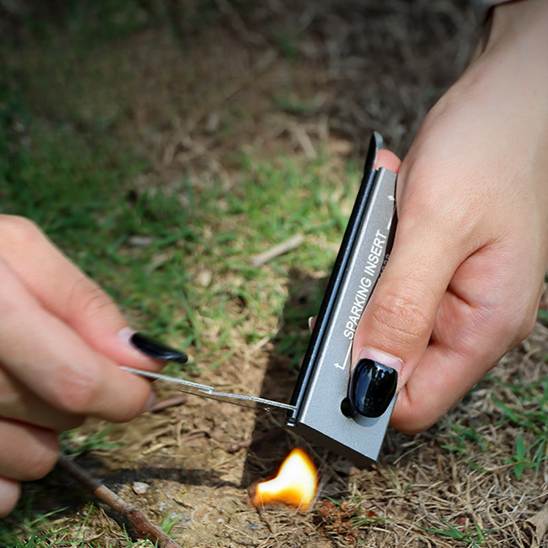 屋外サバイバルマグネシウムブロックフリント点火アメリカンスタ - Fire Starter Flint のレビューと価格