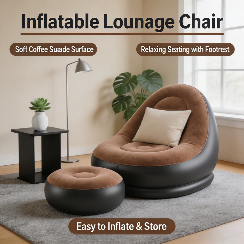 レイジーソファ エアーソファ 折りたたみ式リクライニングチェ - Outdoor Camping Recliner のレビューと価格