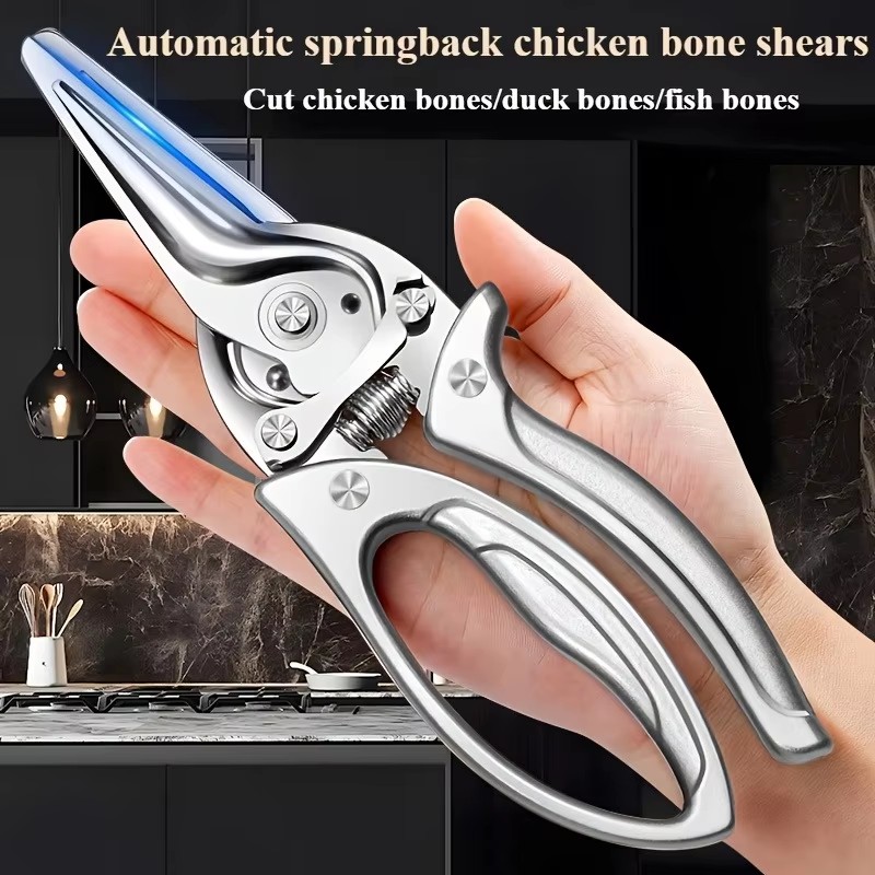 1/2個の頑丈な自動鶏骨カッター - ステンレス鋼製、キッチ - Outdoor Camping Kitchen のレビューと価格