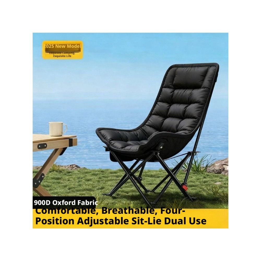 厚手の綿素材を使用した、屋外用折りたたみ式快適リクライニング - Outdoor Camping Recliner のレビューと価格