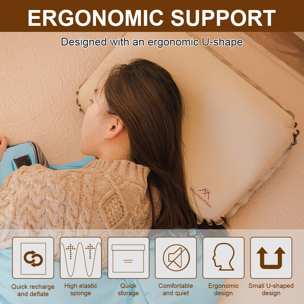 キャンプ用エア枕 高反発圧縮可能トラベル枕 首保護 ポータブ - Camp Pillow Compressible のレビューと価格