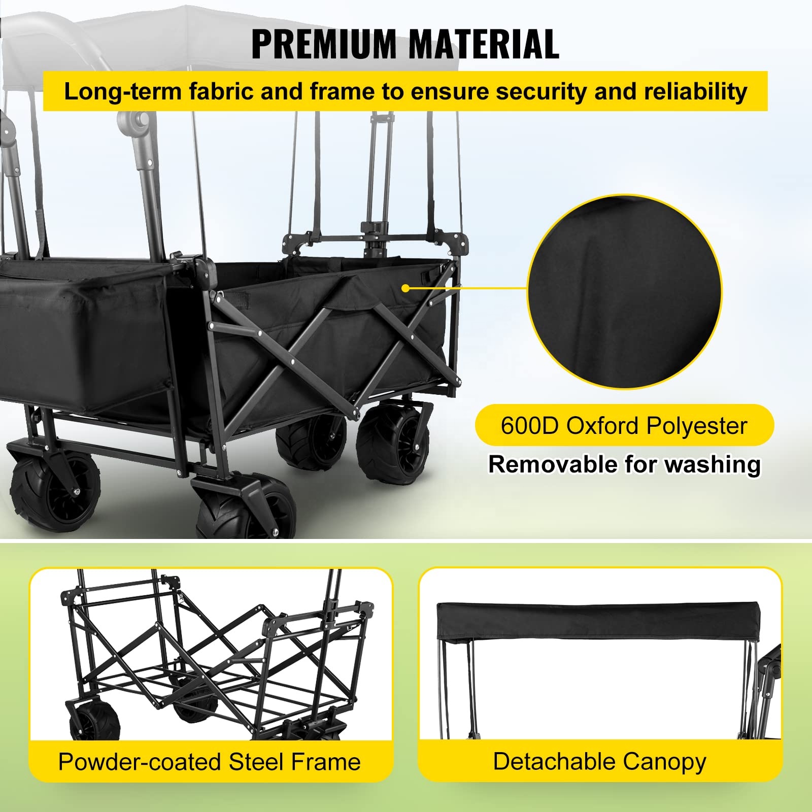 屋外キャンプ用折りたたみ式ユーティリティカート、折りたたみ式 - Outdoor Camping Canopy のレビューと価格