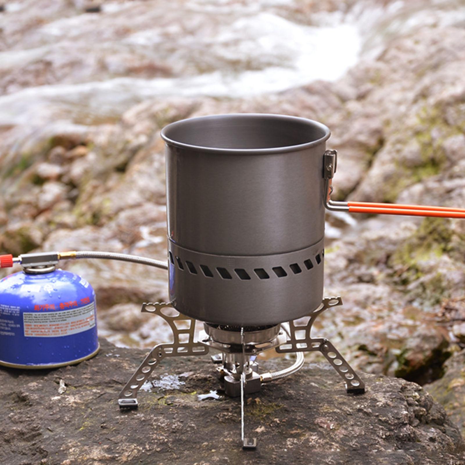 キャンプストーブ 1.5L アウトドアストーブツール キャン - Outdoor Camping Kitchen Set のレビューと価格