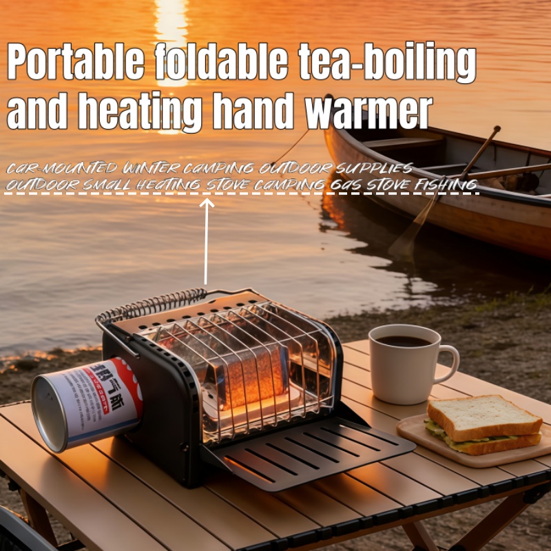 1200Wキャンプ用ガスストーブ ポータブルミニヒーター ア - Outdoor Camping Gas Heater のレビューと価格