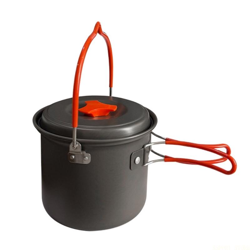 U2JB 1.4L キャンプ調理器具ハードアルミニウムポット - Outdoor Camping Meals のレビューと価格