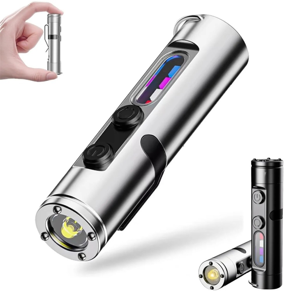 LED 懐中電灯ミニポータブル EDC トーチ Type-C - Outdoor Camping Lampe のレビューと価格