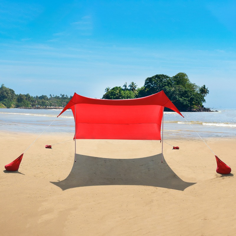 日よけ、屋外キャンプ、釣りの日よけ、日焼け止めと冷却用のライ - Outdoor Camping Canopy のレビューと価格