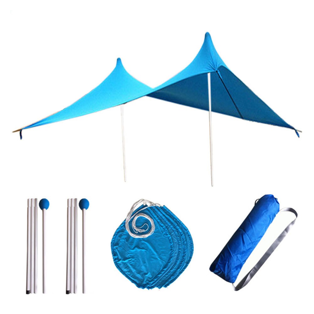 日よけ、屋外キャンプ、釣りの日よけ、日焼け止めと冷却用のライ - Outdoor Camping Canopy のレビューと価格