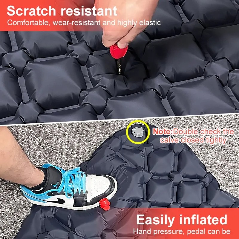 TPU菱形インフレータブルスリーピングパッド（内蔵インフレー - Camp Pillow Compressible のレビューと価格