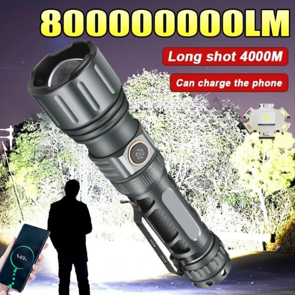 超高輝度懐中電灯ポータブル充電式 LED ランプ戦術的なキャ - Outdoor Camping Lampe のレビューと価格