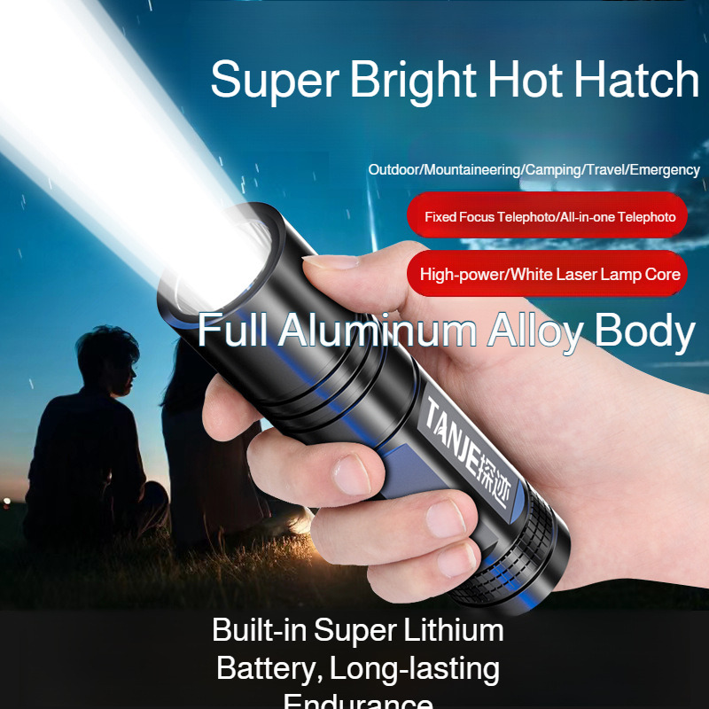 屋外懐中電灯小型ミニ照明強力な光ポータブル超高輝度充電式ハン - Outdoor Camping Lampe のレビューと価格