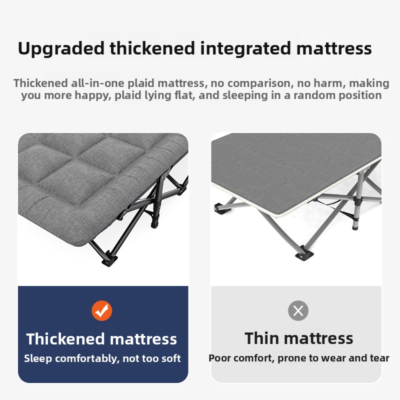 折りたたみ式シングルベッド ポータブル ホームオフィス 昼寝 - Outdoor Camping Recliner のレビューと価格