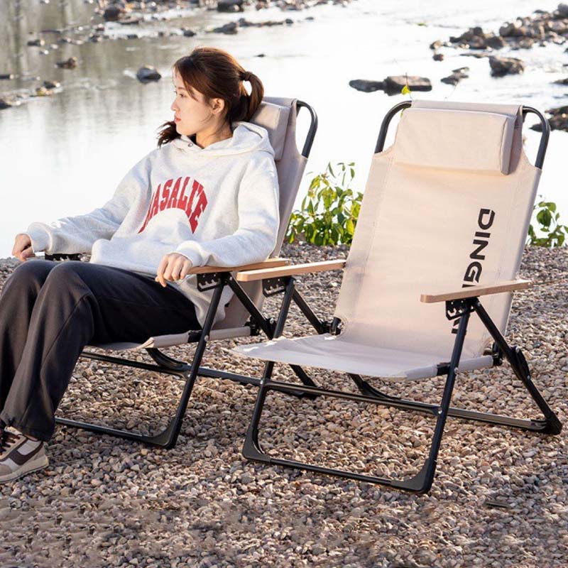 屋外折りたたみ椅子ポータブルキャンプリクライニングチェア角度 - Outdoor Camping Recliner のレビューと価格