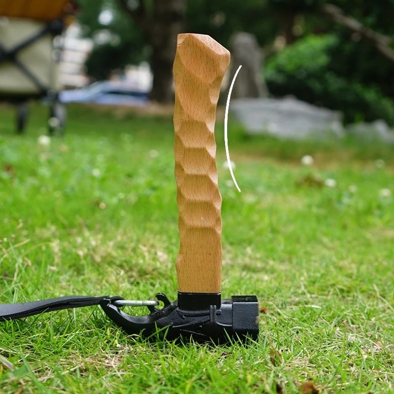 屋外用無垢材キャンプハンマー多機能ステンレス鋼ミニキャノピー - Outdoor Camping Canopy のレビューと価格
